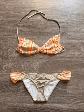 Sonia Vera Bikini with Gold hoop detail on bottoms